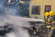 Morador queima lixo no quintal e provoca incêndio em imóvel de Barra Velha