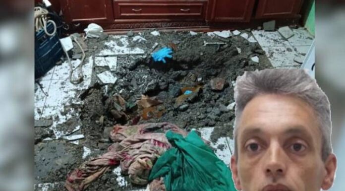 Ex-companheiro de esteticista enterrada em cozinha é preso em SC