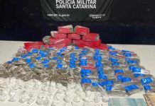 PM de Penha prende suspeito de tráfico com 7 kg de drogas no Santa Lídia