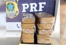 PRF apreende R$ 1,2 milhão em cocaína durante fiscalização na BR-101 no Sul de SC