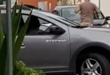 Homem é arrastado em capo de carro após agredir mulher em Itajaí