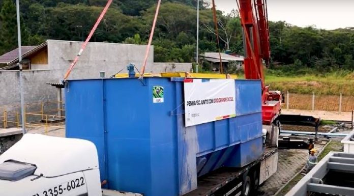 Concessionárias Águas de Penha e de Bombinhas e prefeituras emprestam ETA para RS