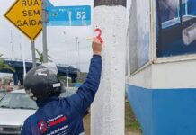 Agentes de Piçarras realizam marcação do número de armadilhas contra dengue