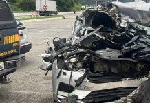 Colisão traseira mata motorista na BR-101 em Itapema