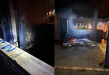 Bombeiros controlam incêndio no antigo imóvel da ANTT em Itapema