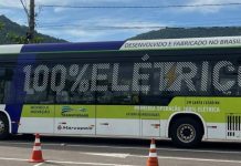 Ônibus elétrico será testado em BC nesta quinta-feira (9)
