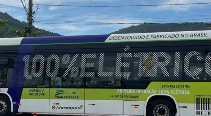 Ônibus elétrico será testado em BC nesta quinta-feira (9)