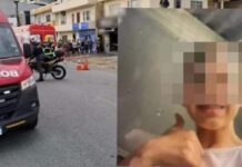 Garoto vítima de explosão em oficina em Itajaí será transferido para Capital