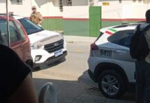 Homem é preso em creche de Penha por violar medida protetiva