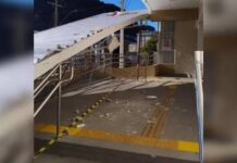 Estrutura de ambulatório desaba e deixa feridos em Santa Catarina