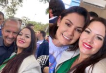 Pré-candidata a vereadora de Penha, Mel Santanna, participa de inauguração da Casa do Autista