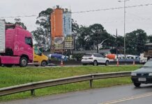 Motoqueiro morre em acidente na BR-101 em Balneário Piçarras neste sábado (13)