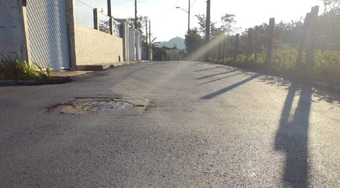 Águas de Penha recupera ruas beneficiadas com obras da rede de esgoto