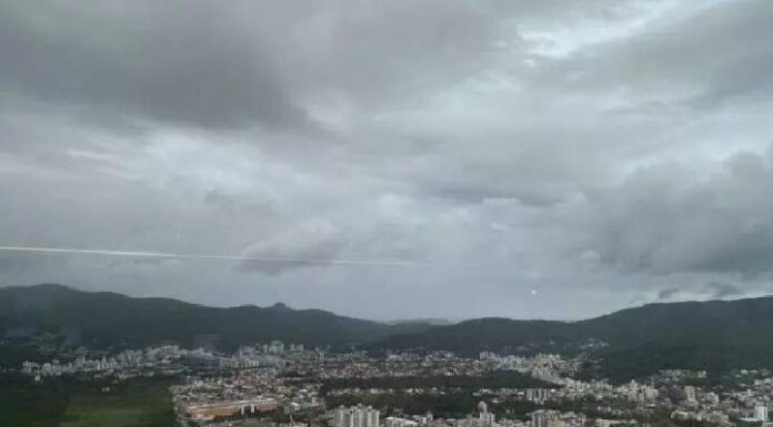 Chegada de frente fria deixa o tempo instável em SC durante os próximos dias