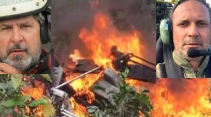 Identificadas as duas vítimas do avião que caiu neste domingo em São Francisco do Sul