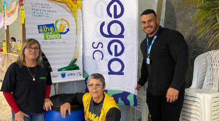 Programa da Águas de Penha transforma óleo de cozinha usado em renda para entidades sociais