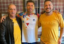 Luizinho Américo e Mário Marquett se reúnem com o presidente do Beto Carrero
