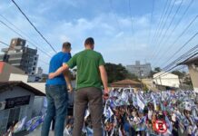 Caminhada do 11 em Itajuba reúne mais de mil pessoas em apoio a Thiago Pinheiro