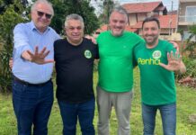 Evandro mobiliza caminhada ao lado de João Rodrigues e da cúpula do PSD estadual