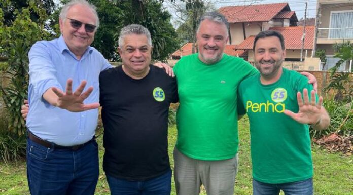 Evandro mobiliza caminhada ao lado de João Rodrigues e da cúpula do PSD estadual
