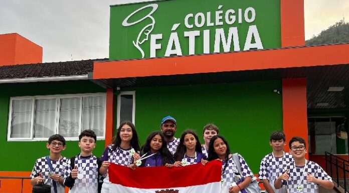 Equipe de Penha garante medalhas no 3º Circuito Pomerodense de Xadrez