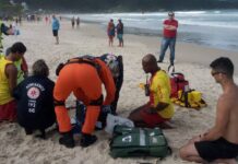 Curitibano morre afogado neste domingo na Praia do Canto Grande, em Bombinhas