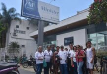 Funcionários da Minister protestam contra mudança de local de trabalho