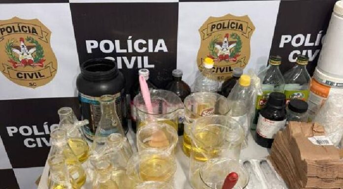 Fábrica clandestina de anabolizantes é descoberta em Tijucas