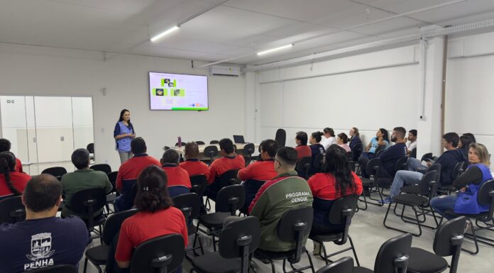 Profissionais de saúde de Penha participam de capacitação sobre febre de Oropouche