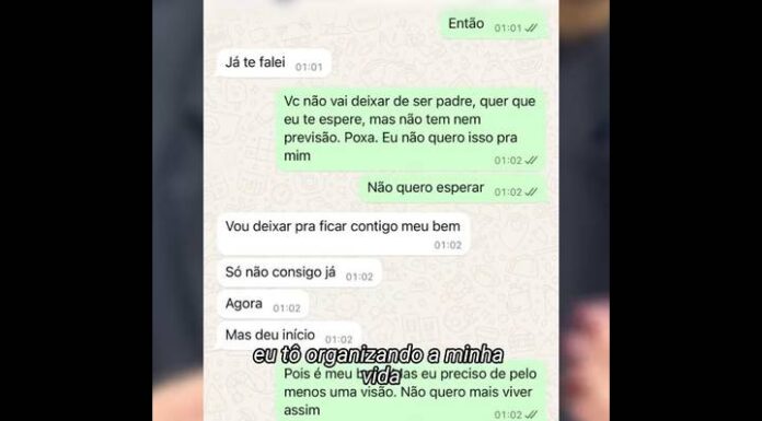 Caso amoroso entre Padre e uma jovem modelo vira caso de polícia em SC