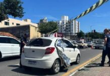 Corpo é encontrado dentro de veículo na Avenida Martin Luther em BC