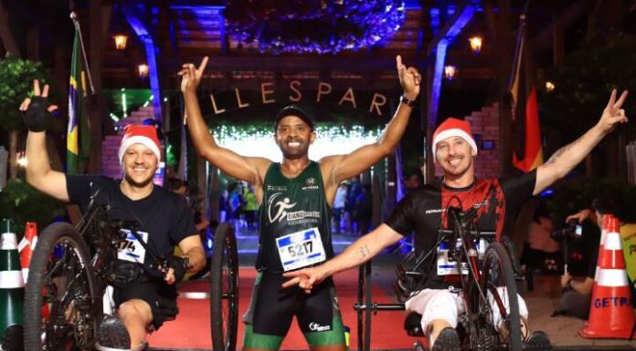 Pomerode celebra o sucesso da 1ª Alles Park Night Run em clima de Natal