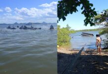 Catamarã vira com bebê de oito meses em São Francisco do Sul