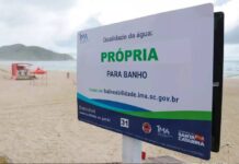Piçarras tem 100 % das praias próprias para banho; em Penha mais da metade estão impróprias