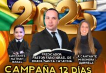 Pastor Fábio Israel vai representar Santa Catarina no Paraguai