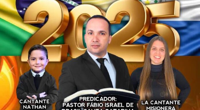 Pastor Fábio Israel vai representar Santa Catarina no Paraguai
