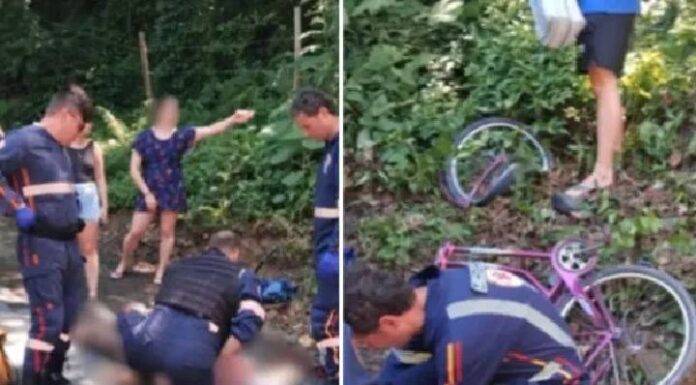 Ciclista perde a vida ao bater contra uma árvores na Praia Brava em Itajaí