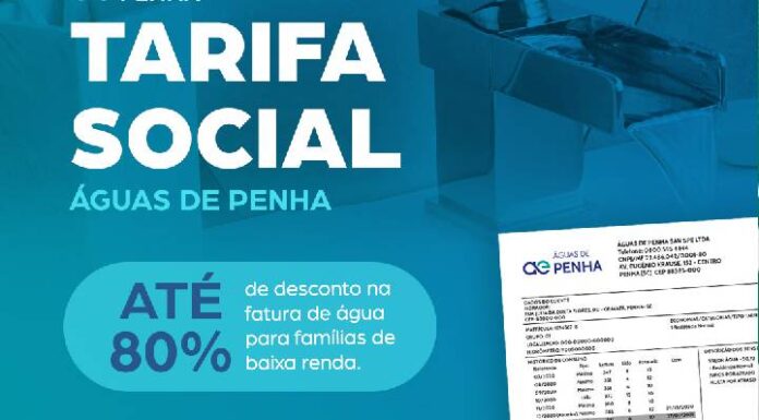 Famílias em situação de vulnerabilidade podem usufruir da Tarifa Social