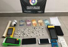 PM de Barra Velha realiza operação de combate ao tráfico de drogas no São Cristóvão