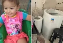 Madrasta usou brinquedos e banquinho para induzir enteada a se afogar em máquina de lavar