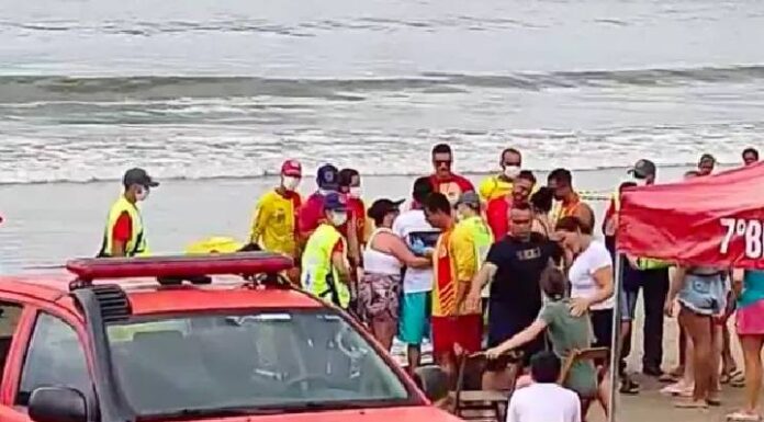 Corpo de jovem arrastado pela correnteza em Penha é encontrado na Praia Vermelha