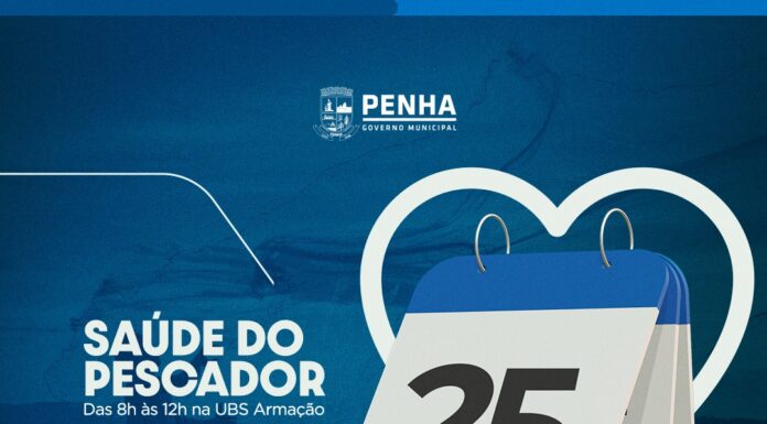 Programa Saúde do Pescador está confirmado para o dia 25