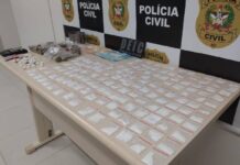 VIDEO Mãe e filho são presos com cerca de 50 kg de drogas em Bombinhas