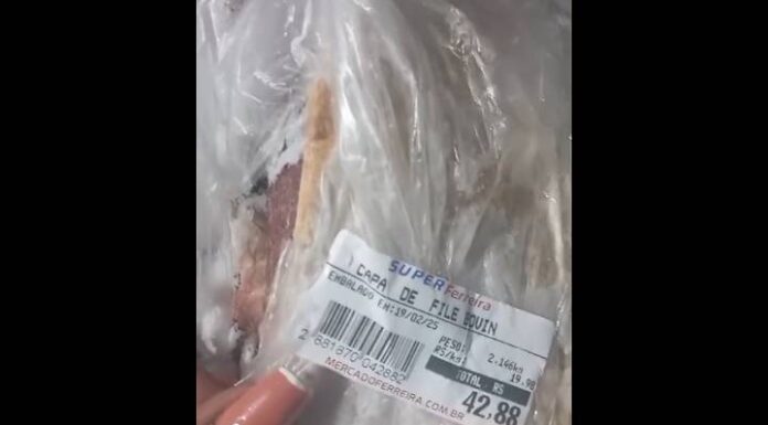 VIDEO Açougue do Mercado Ferreira, em Penha, vende carne estragada, denuncia consumidora