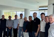 De olho em 2026, Ratinho Júnior se reúne com lideranças do PSD em SC