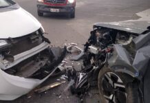 Motorista fica ferido em acidente próximo ao trevo na divisa entre Penha e Piçarras