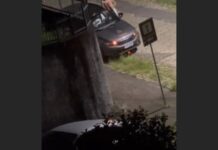 VEJA VÍDEO Quadrilha furta carro no Morro do Cristo em Barra Velha