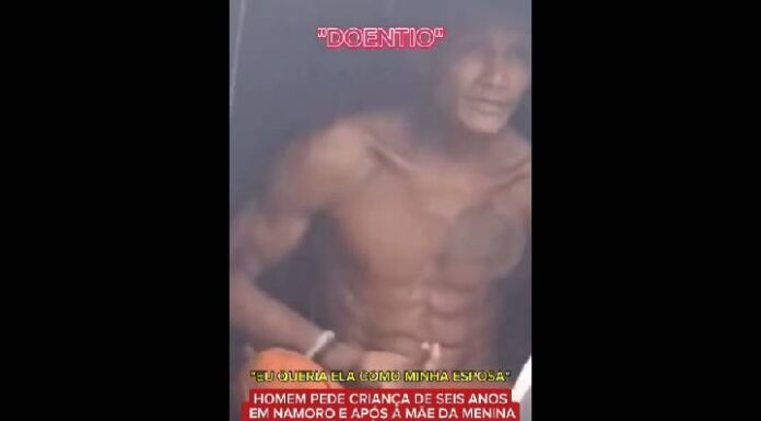 VÍDEO REPUGNANTE Homem é preso após pedir menina de 6 anos em namoro e sequestra-la