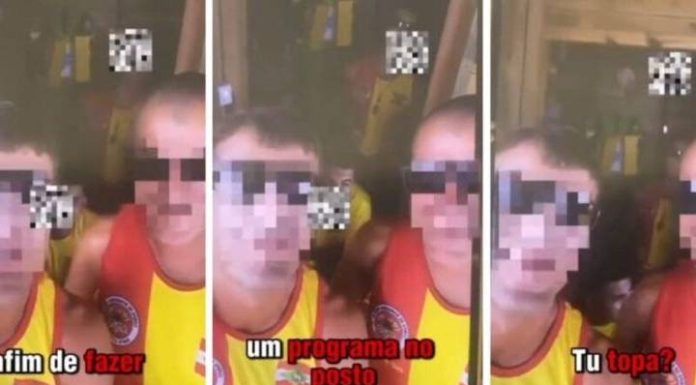 VIDEO Guarda-vidas de SC chamam mulher para fazer programa no posto de socorristas