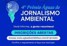 AEGEA SC comemora Semana da Água com lançamento do 4º Prêmio Águas de Jornalismo Ambiental